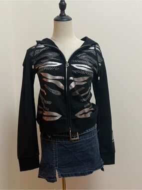 BCBG 2000s rare zip up size m